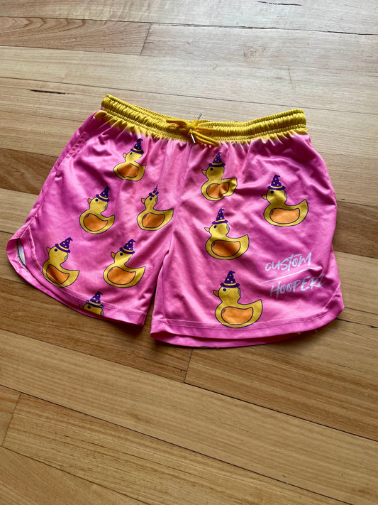 Wizard duck hoop shorts (Pink)